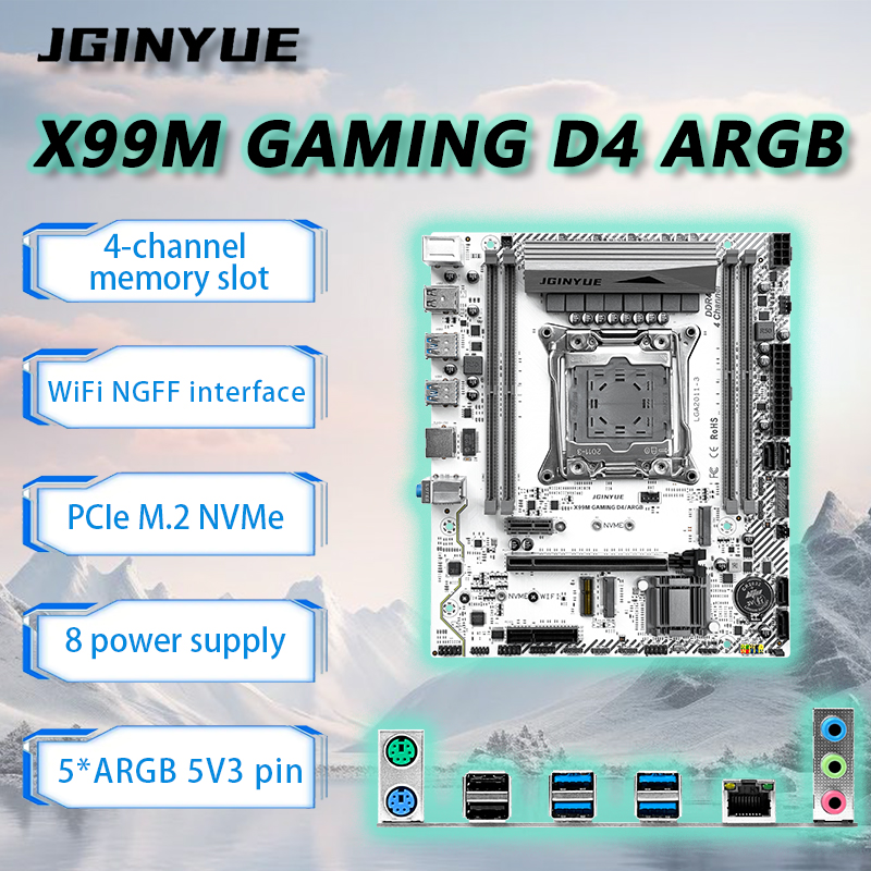 Server Memory Ddr4 - Carte mère JGINYUE X99 LGA2011-3 M-ATX