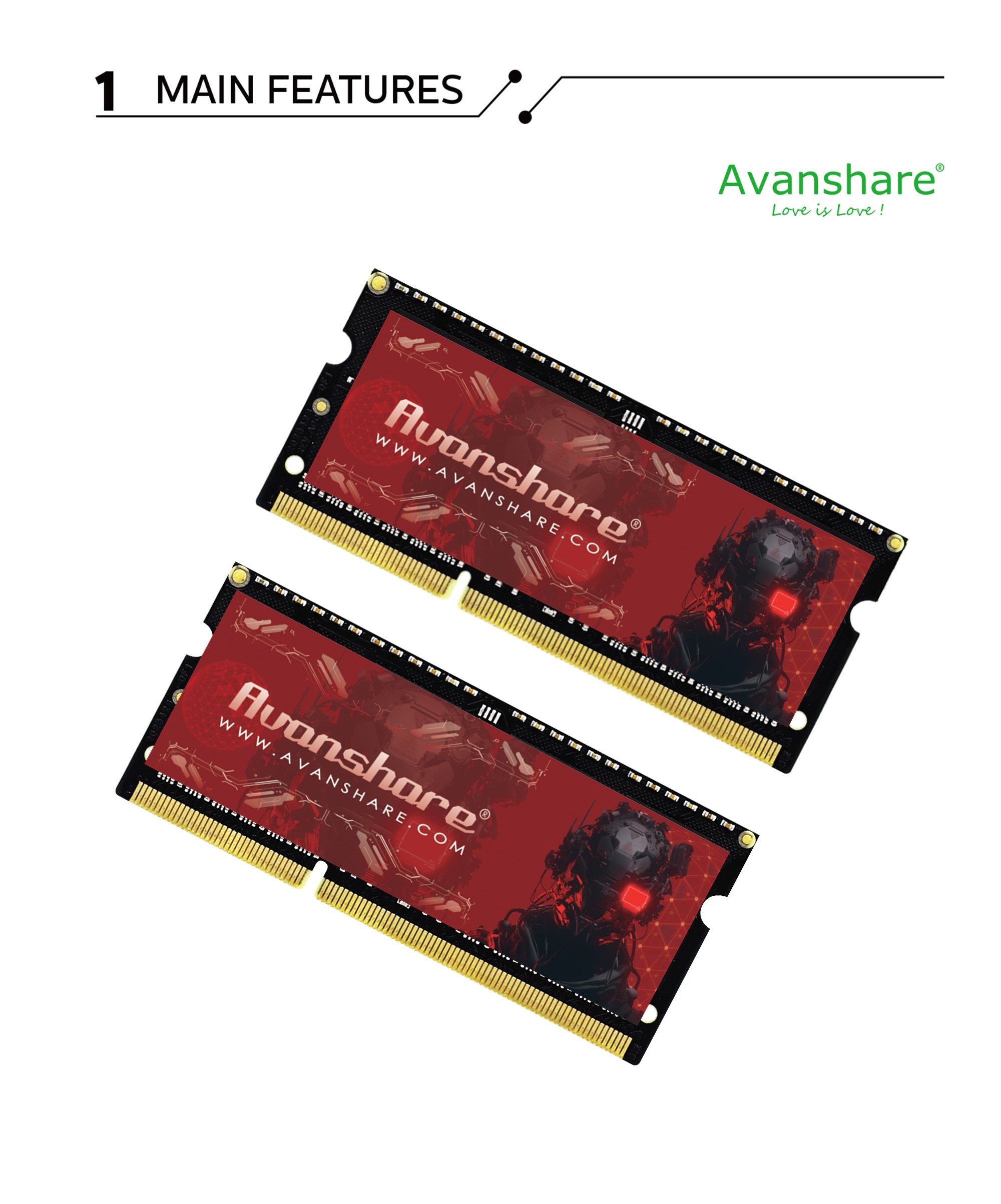 Ddr4 2400Mhz - Mémoire RAM Avanshare DDR5 DDR4 DDR3