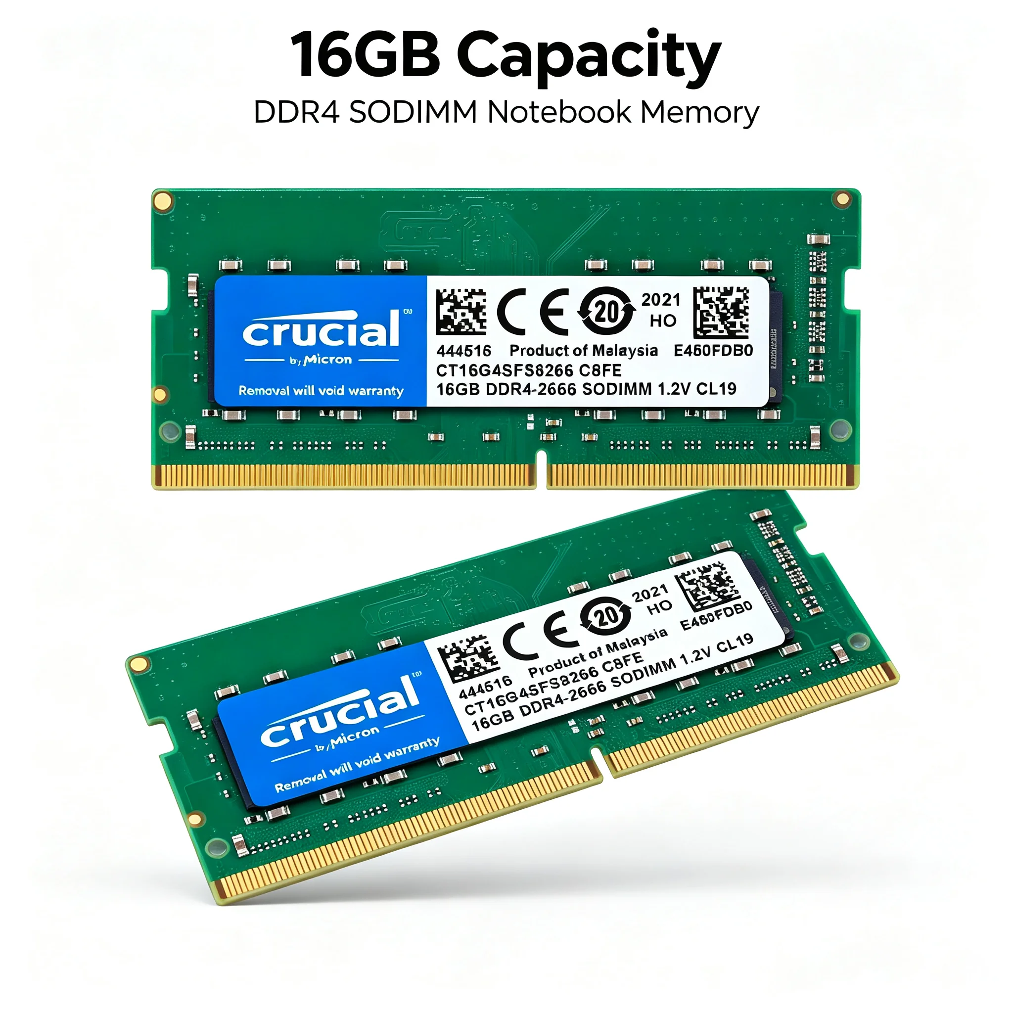 Crucial 1 pièce/2 pièces, mémo - Ddr4 2400Mhz avis et prix