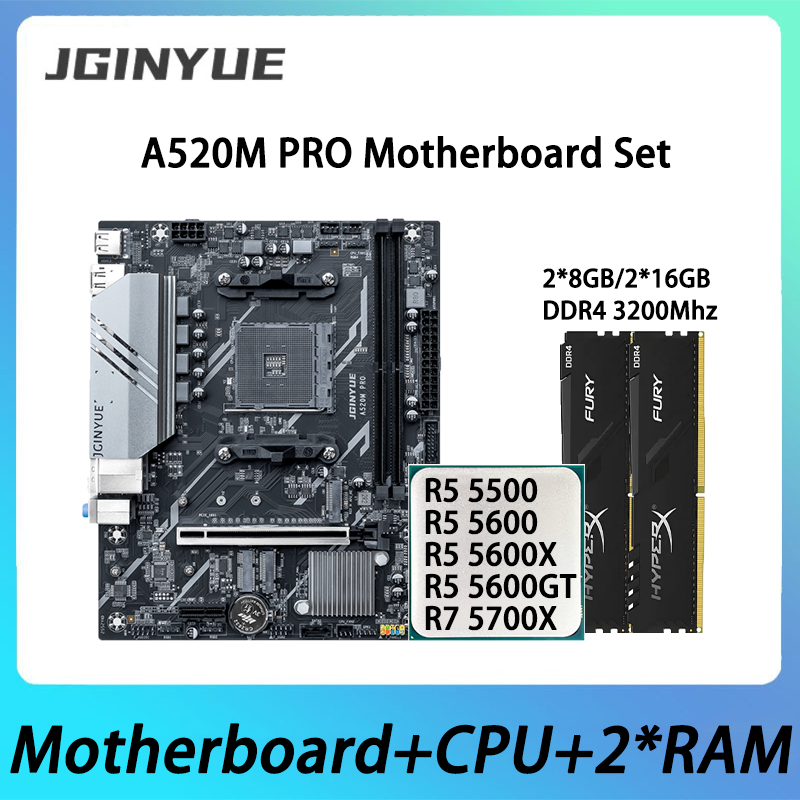 Kit de carte mère JGINYUE A520 - Ddr4 3200Mhz avis et prix